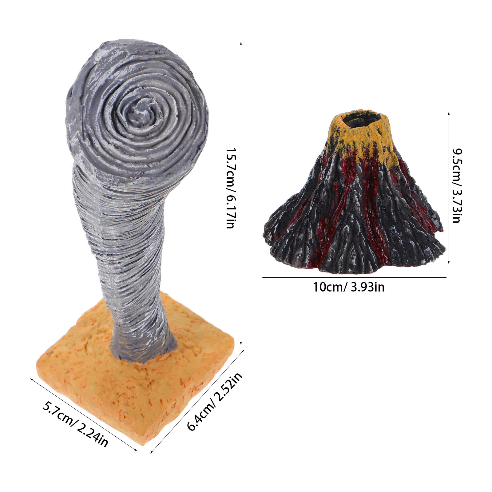 2Pcs Natural Disaster Simulati - đánh giá và giá Volcano Kit Eruption
